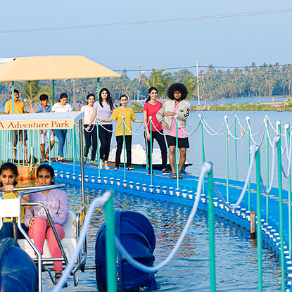 Floating Bridge in Kuzhippilly
