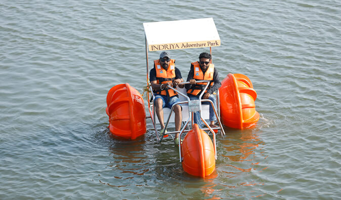 water cycling in Kuzhupilly, Cherai, Kerala